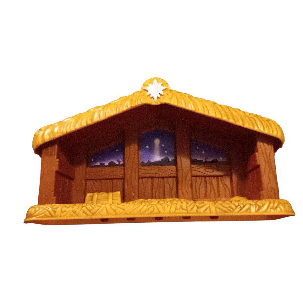 Vtg Fisher-Price Little People Christmas Nativity Replacement Manger 2002 77620
